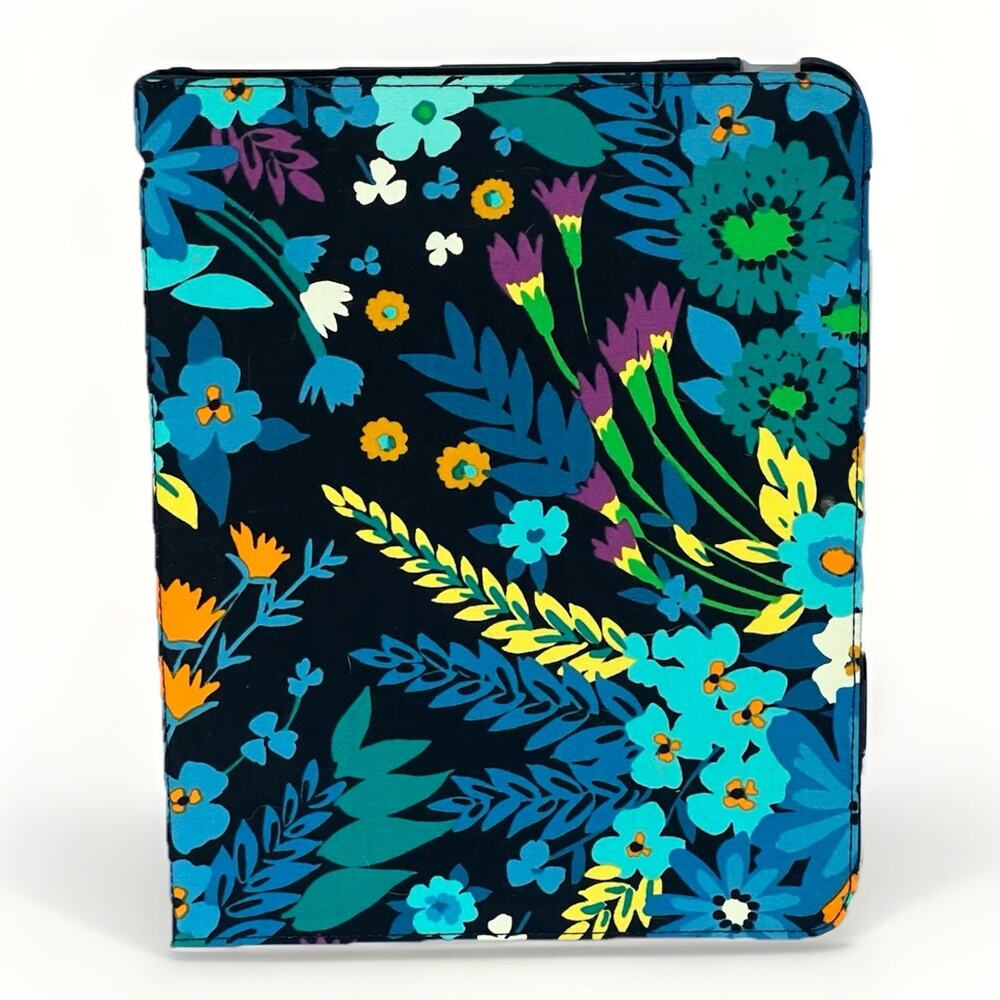 Vera Bradley Midnight Blues Floral Snap On Protective Case iPad 2 or 3 Travel